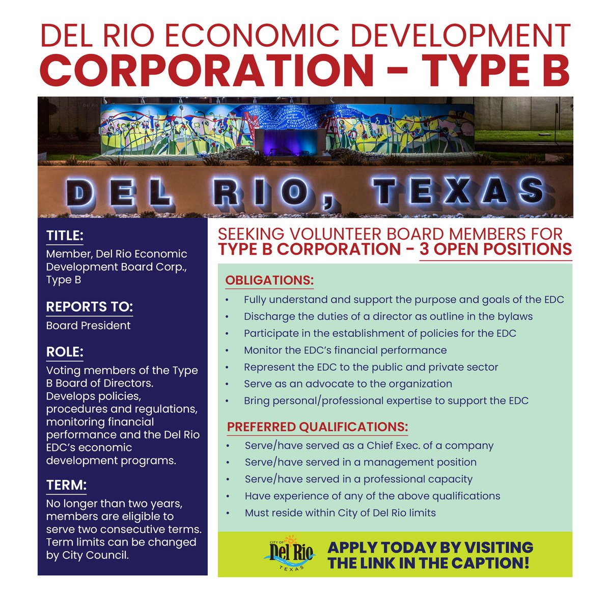 City of Del Rio, TX tweet media