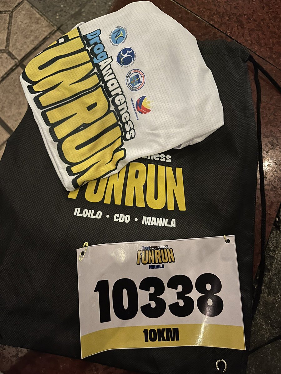 See you later @ Intramuros kahit medyo masakit ang joints. Hahaha! #DrogAwarenessFunRun
