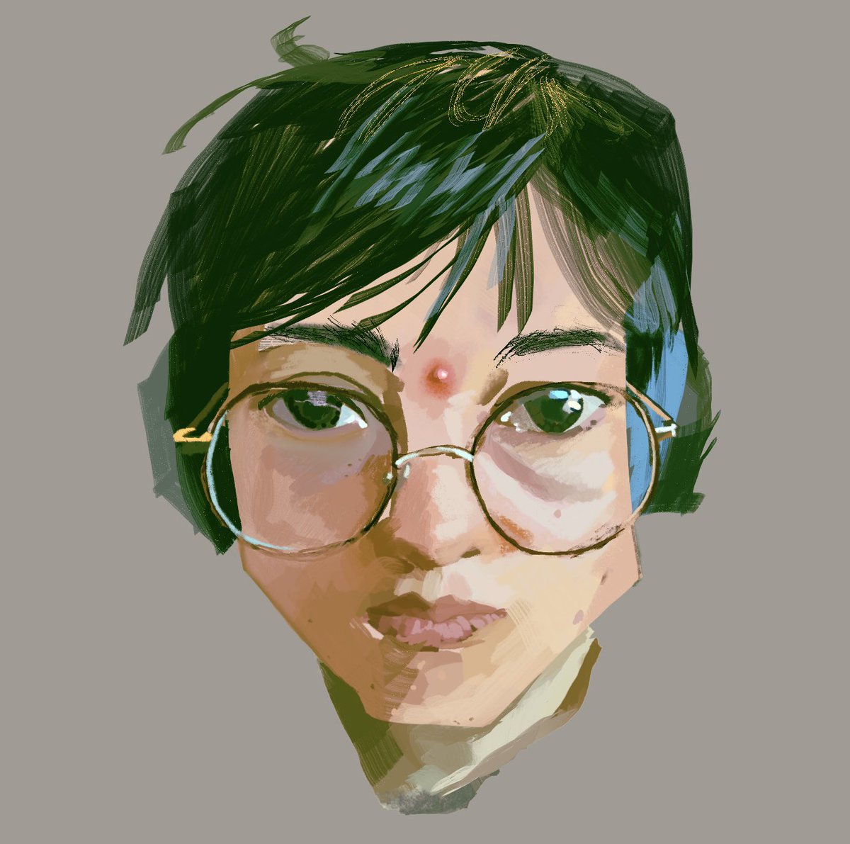 Me and my unfortunate pimple