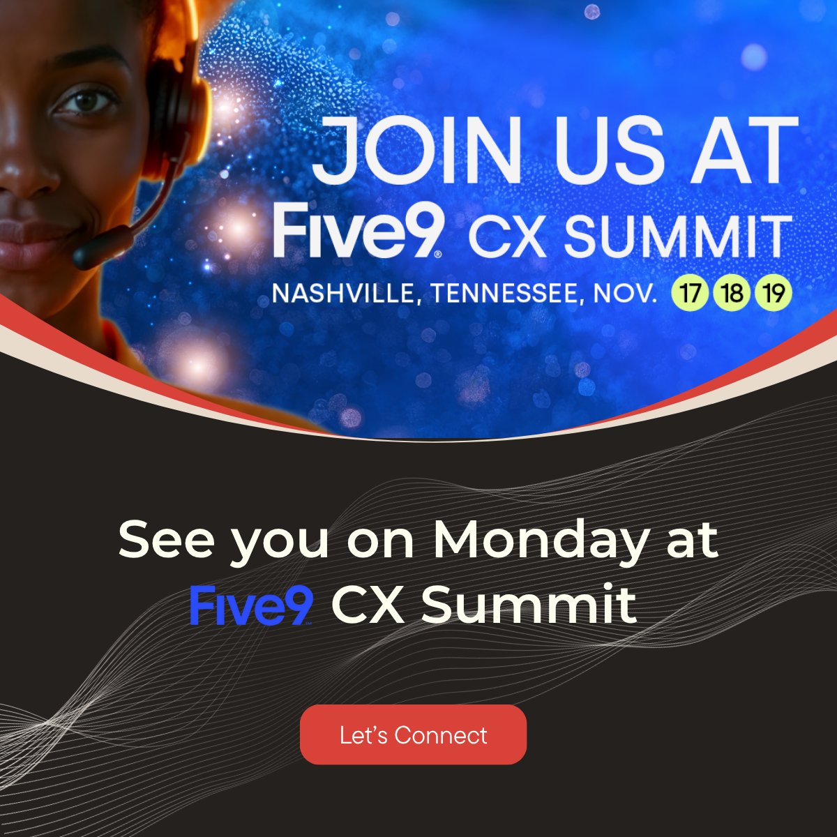 obs_global's tweet photo. Five9 CX Summit 2025 kicks off Monday!

We're looking forward to connecting with attendees and showing how we help organizations deliver smarter, seamless interactions with @Five9.

Let’s connect: https://t.co/0KwVJFj2JS

#Five9CXSummit #OBSGlobal #Five9 #CustomerExperience https://t.co/CJ0fgxXxKo