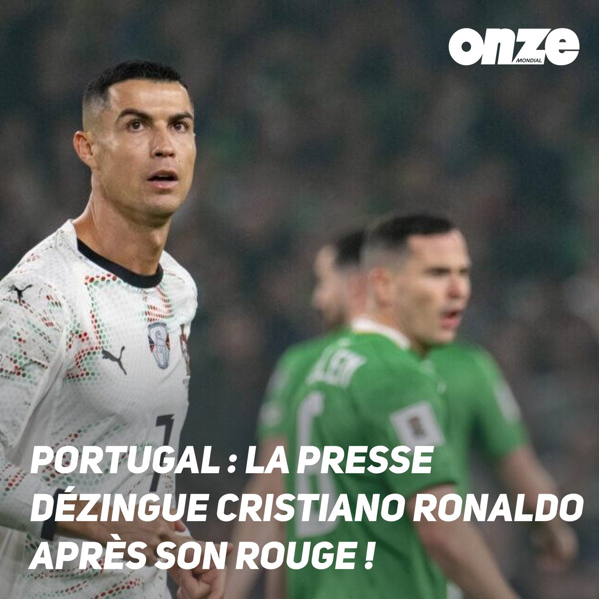 Portugal : la presse dézingue Cristiano Ronaldo après son rouge !
➡️ l.onzemondial.com/POy