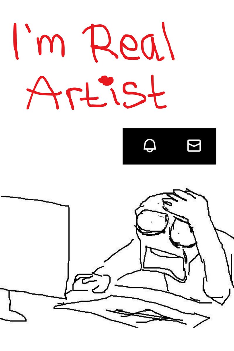ArtwithCATILINA's tweet photo. Me after posting art and getting ignored 😭Anyone else feel the same?  Drop a HI if you’re a real artist and let’s be #artmoots #smallartist https://t.co/qGiVfol3WZ