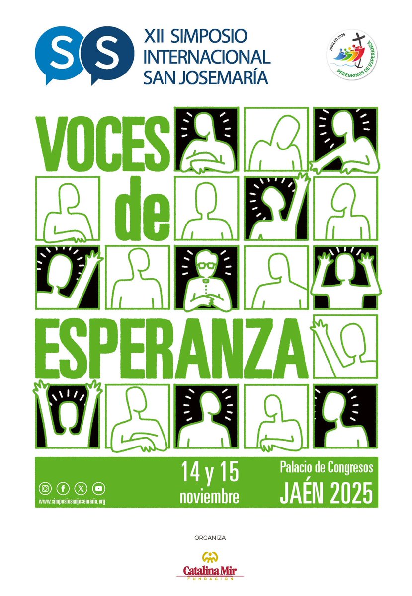Comienza en Jaén el <a href="/SimpoSJosemaria/">Simposio S Josemaría</a> con una conferencia de Javier Vidal- Quadras. Edición centrada en la esperanza. Casi mil participantes. Mañana, intervenciones de <a href="/PabloBlancoSart/">Pablo Blanco Sarto</a> , Miguel Ángel Martinez, Leire Navaridas, <a href="/almucdomper/">Almudena C. Domper</a> entre otros. 
<a href="/opusdei_es/">Opus Dei (España)</a>