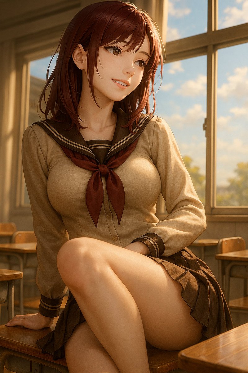 nemuru_gen's tweet image. ネムルが投稿

放課後の教室で大人びた表情の女子高生を机越しに描写。

#gpt4o #aiart