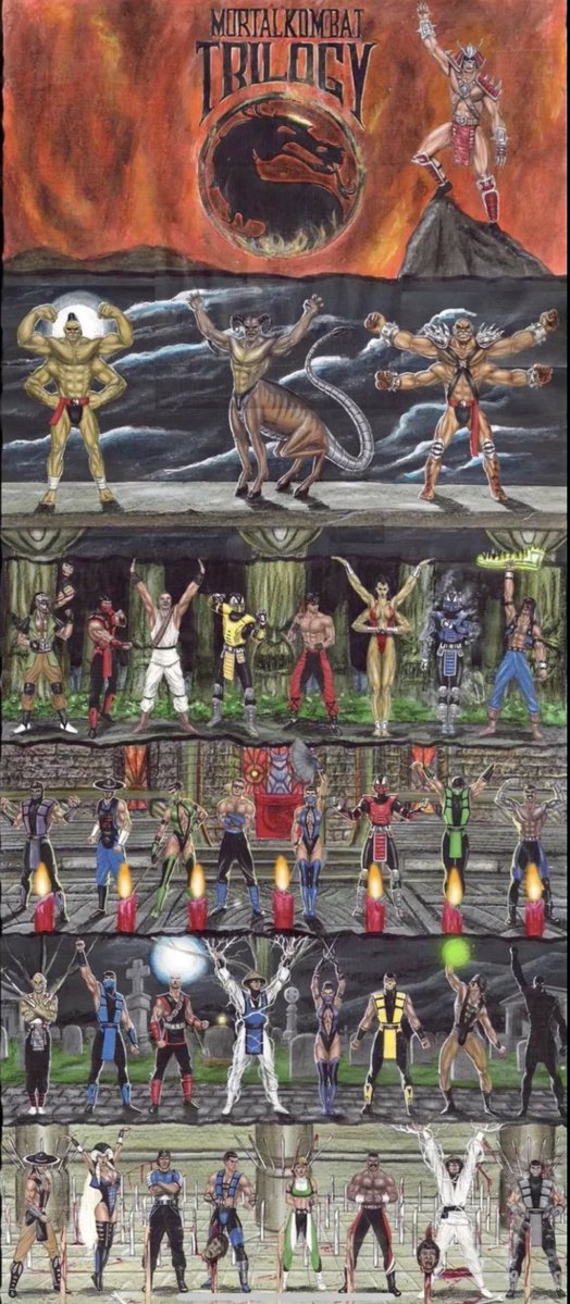 T-R-I-L-O-G-Y 🐉🩸
#MortalKombat #Edithemadart