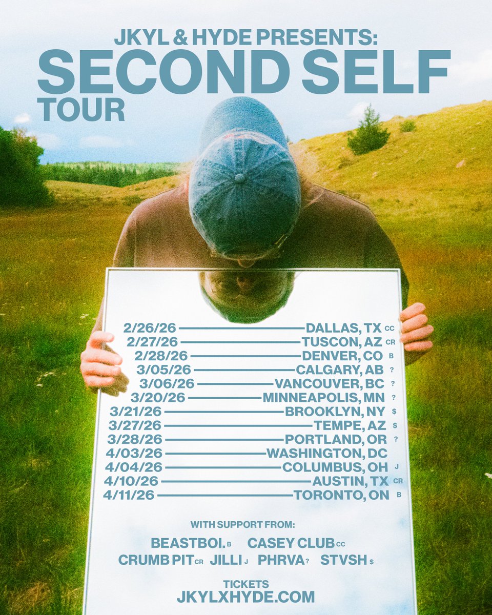 jkylxhyde's tweet image. the biggest tour of my career… come find your second self…

ttorkets are LIVE on my website