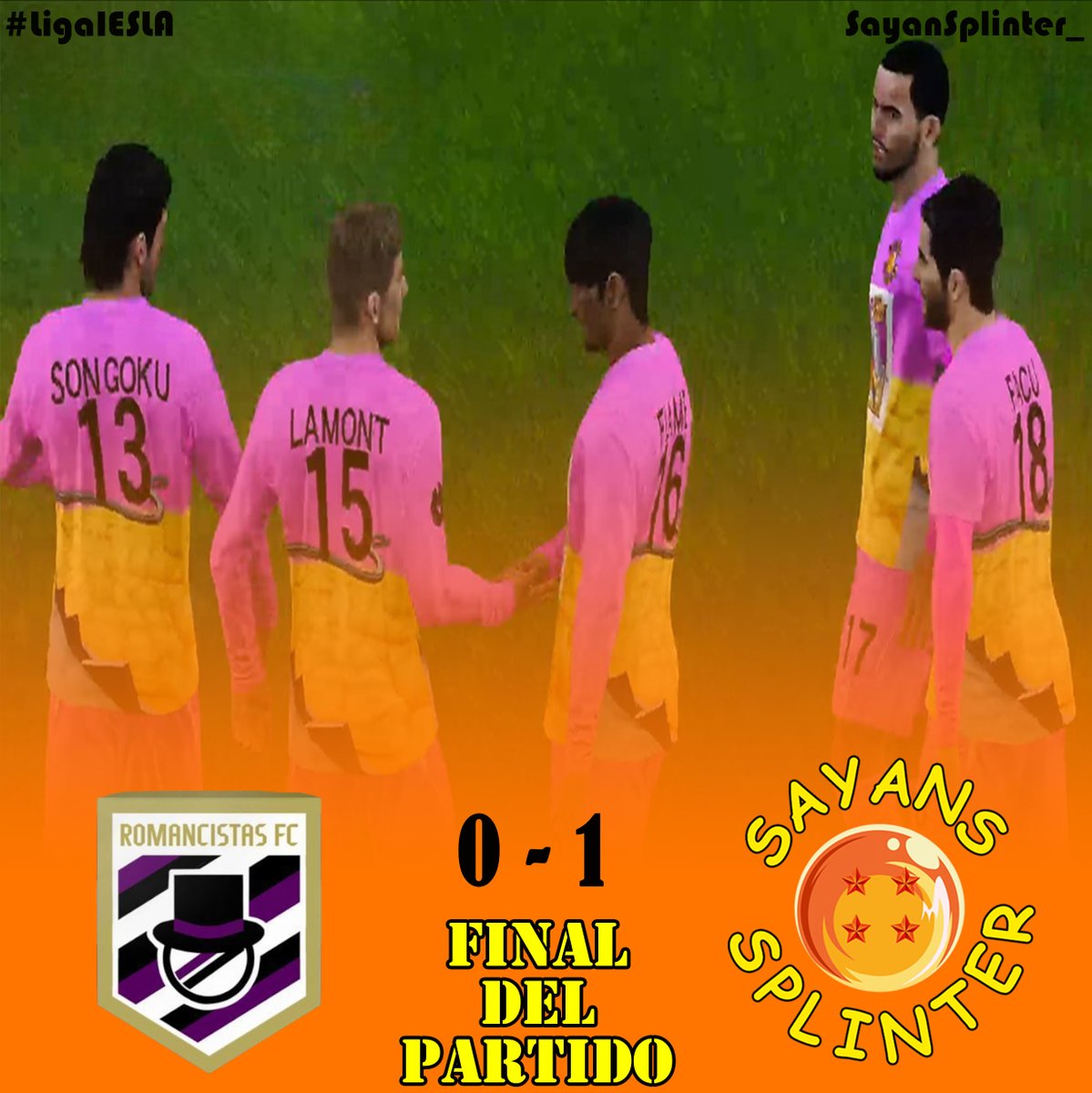 SayanSplinter_'s tweet image. Ganando al sistema

El equipo saiyajin el día anterior disputo una nueva jornada de #LigaIESLA, a pesar del corto resultado los guerreros sayans dieron una muestra de cómo se baila al sistema

🆚 @RomancistasFSC 

🅰️ Frases Paradela
⚽️ Lamont