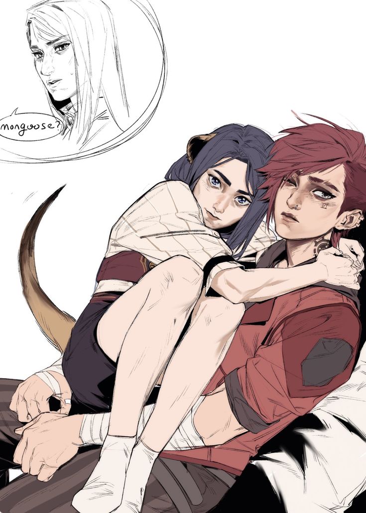 nezxkoxangel's tweet image. mongoose? #caitvi #arcanefanart