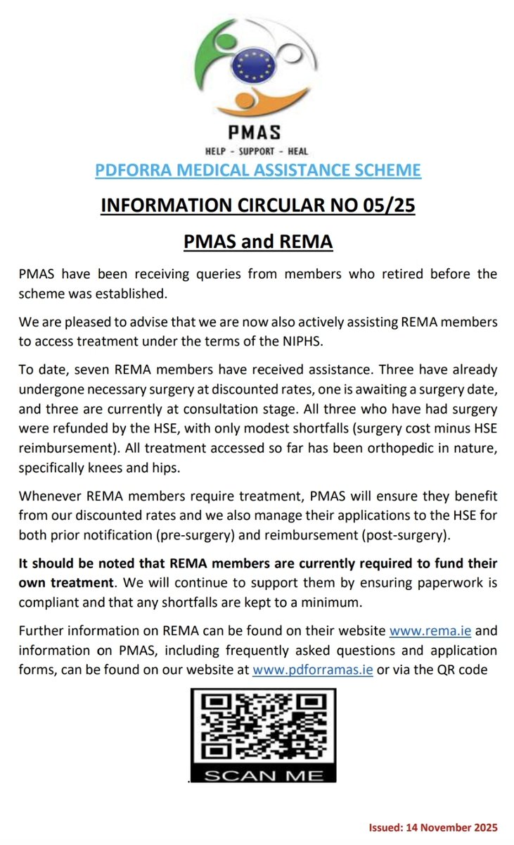 PMAS - PDFORRA Medical Assistance Scheme tweet media