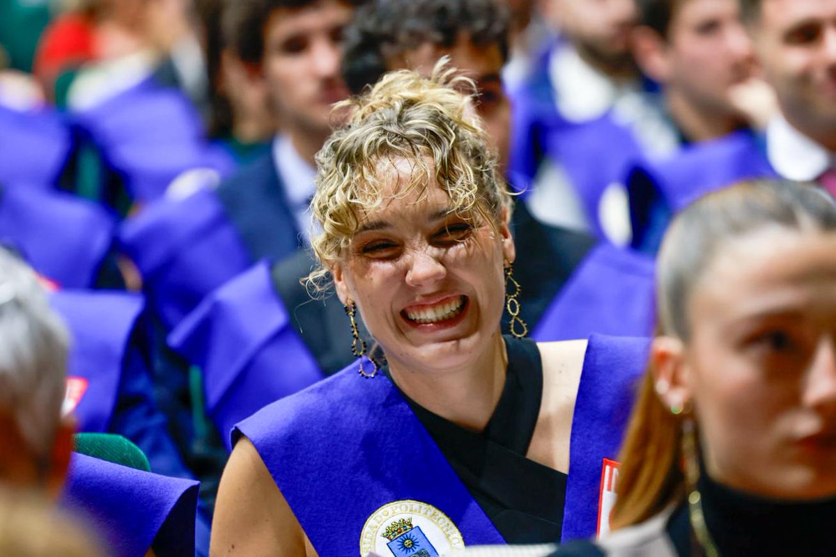 La_UPM's tweet image. Estas son algunas de las palabras de nuestro alumno Alejandro Carrillo García,  en la entrega de diplomas de @inefmadrid ! Mucha suerte en esta nueva etapa que estáis apunto de comenzar 🙌💙!
#somosupm #nosoloingenieria #estudiantesUPM