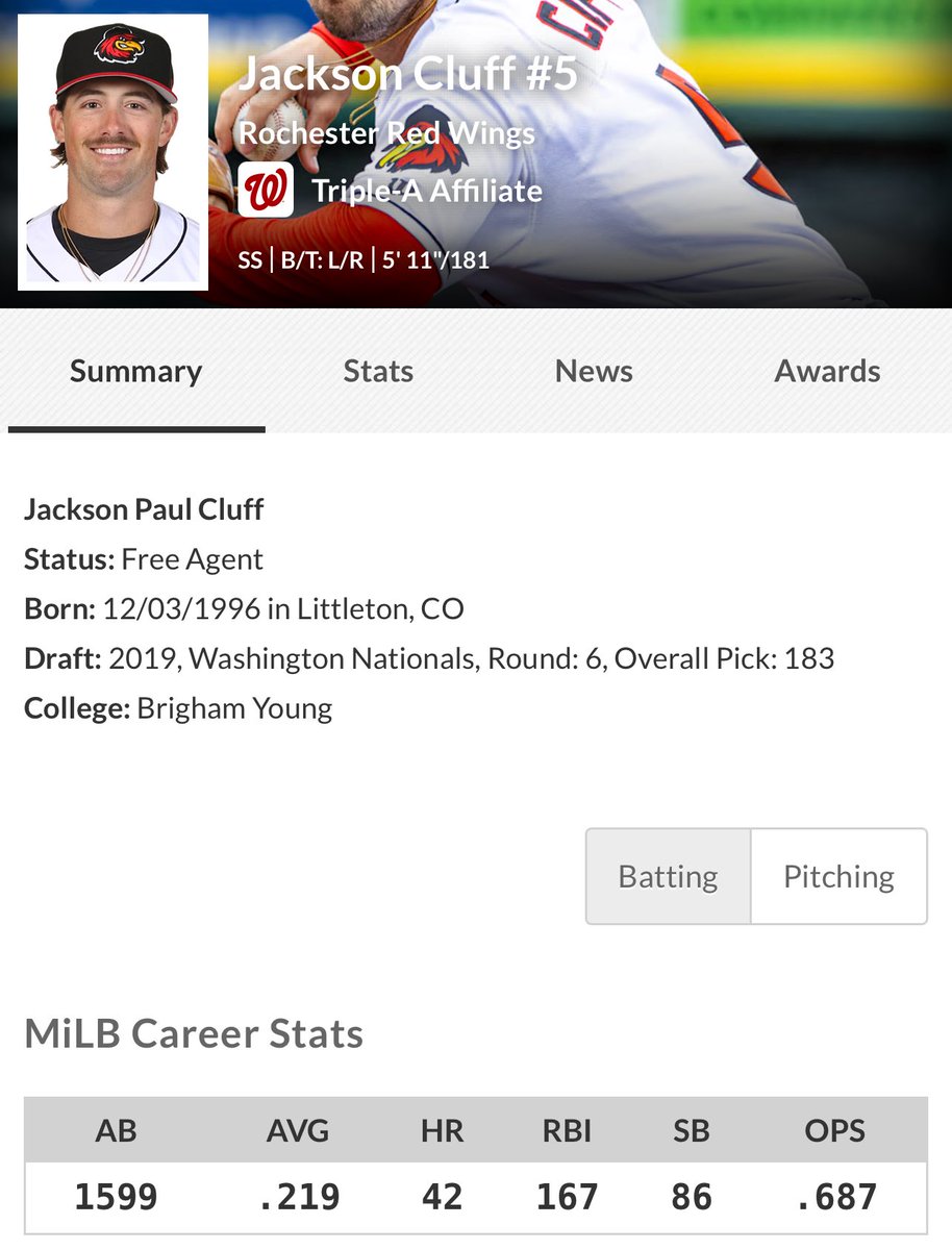 Números de ambos. #Mets #LGM