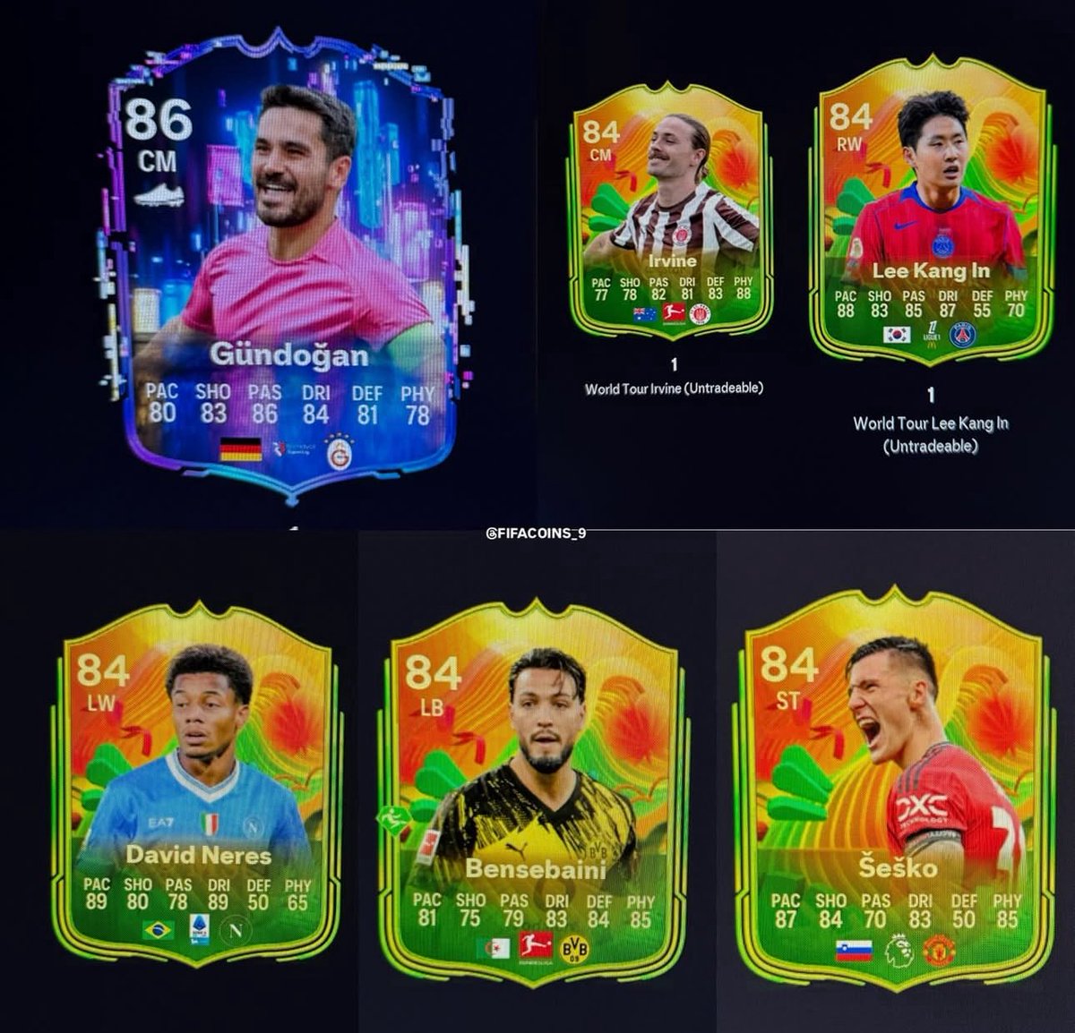 جميعهم توفرو ف المهام الان !! 🤯🤯🤯🚨

-غوندوغان :

• العب 8 مباريات بتواجد لاعب حدث 🔻
• اصنع 8 اهداف بلاعب الماني 🔻
• سجل 8 اهداف بلاعب دوري 🇩🇪 
• فز 8 مباريات بتواجد لاعب من بروسيا دورتموند 🔻

الاطوار رش/رايفلز/سكواد/بطولات ✅

مهام اللاعبين الباقيين 👇🏻

- سيسكو اكمل