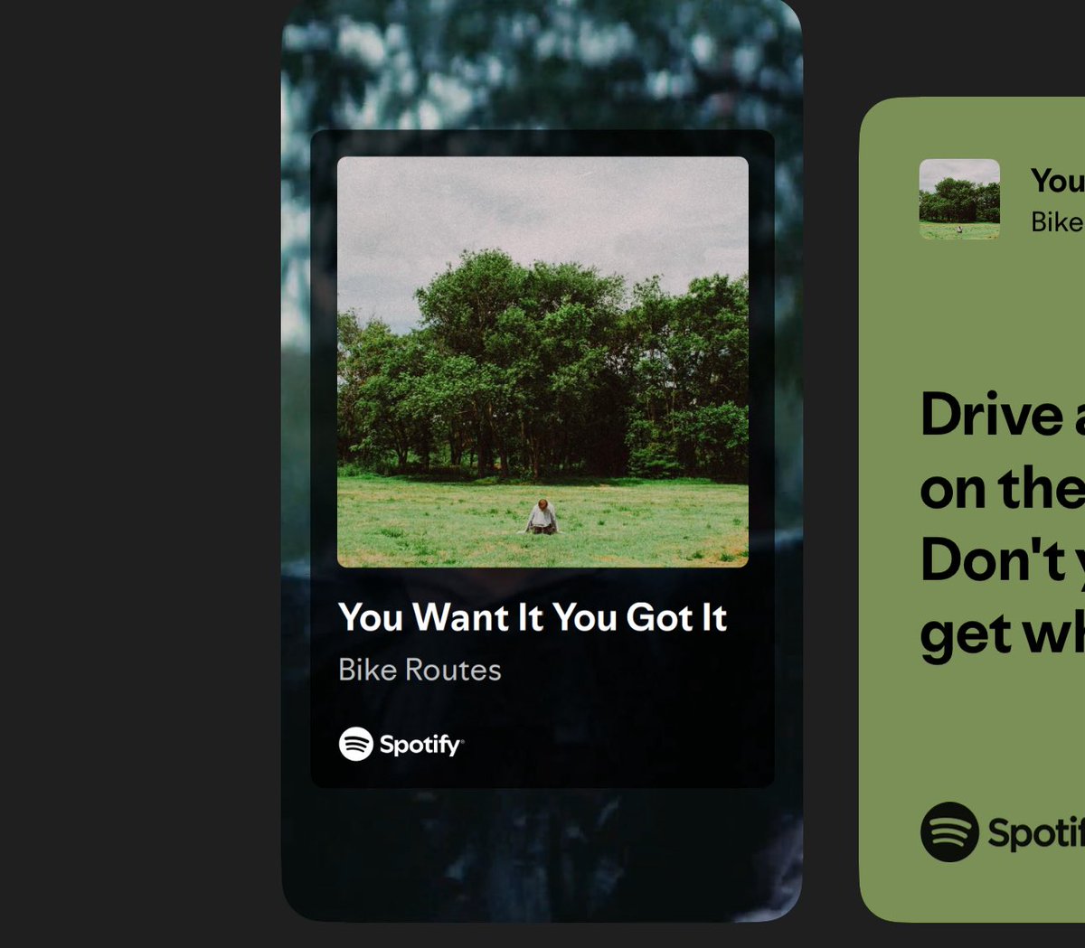 Loving this series so far, but who will complete the trilogy with “when you want it, you will have it”?