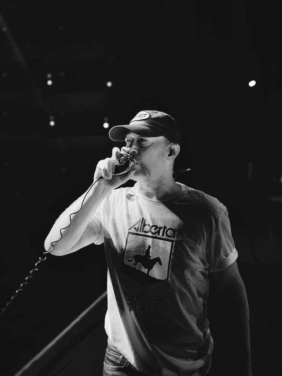 We love getting fanmail pics from you guys wearing our shirts.

We REALLY love getting fanmail from people who we are huge fans of as well! Thanks so much to Paul Brandt <a href="/paulbrandt/">paulbrandt</a> for sending in this badass shot of him wearing our Cowboy Trail tee!

Paul is playing in Calgary