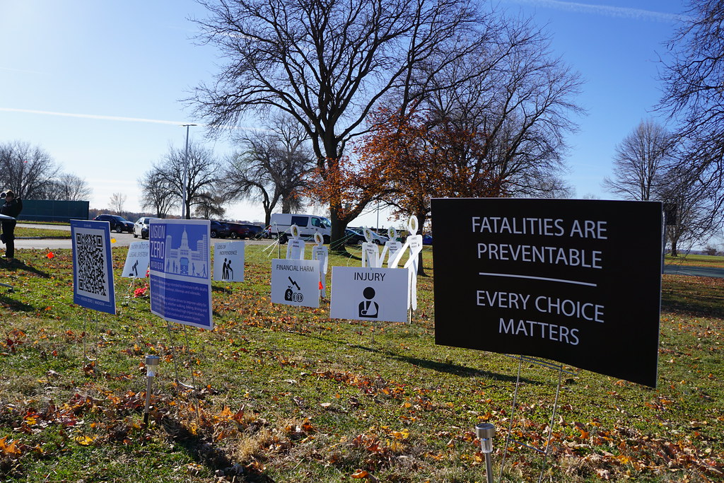 In recognition of World Day of Remembrance on Nov16, the City of Madison has installed a memorial to remember victims of traffic fatalities. It will be on display in Olbrich Park near the intersection of Atwood &amp; Walter thru the weekend.

Read more here: cityofmadison.com/news/2025-11-1…