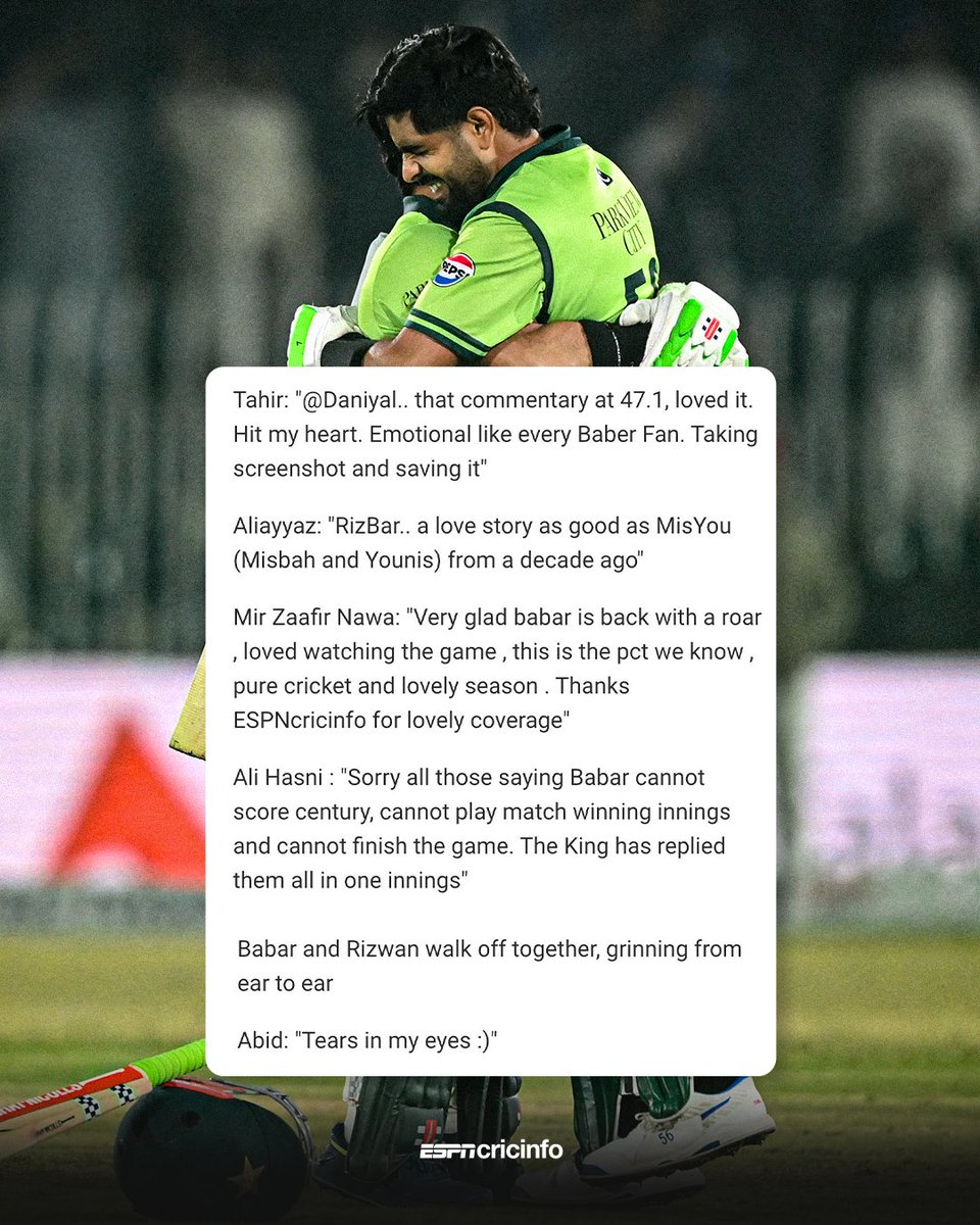 cricinfo's tweet photo. 🇵🇰 fans, this one’s been a long time coming 💫 https://t.co/IWPkGwsUFy