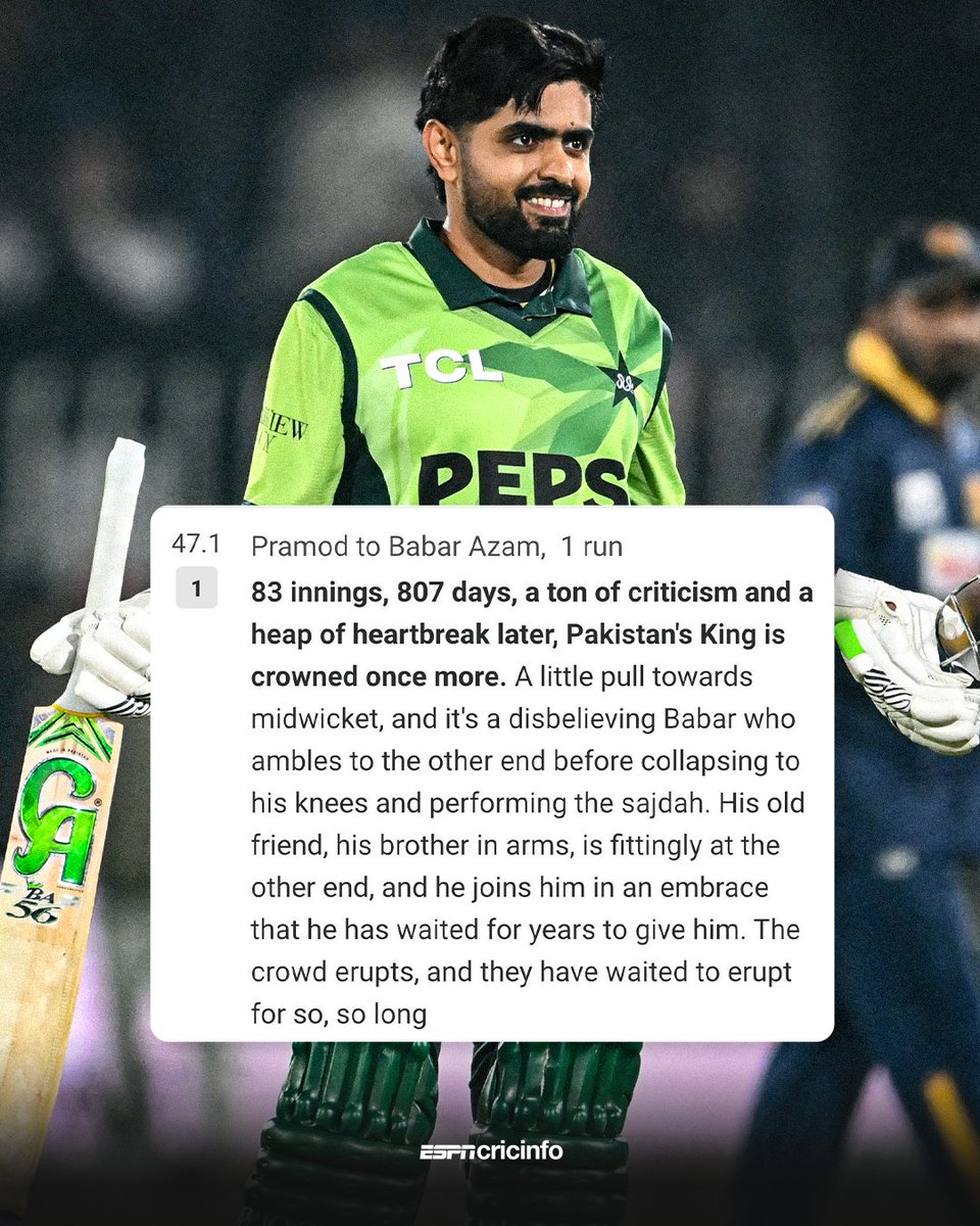 🇵🇰 fans, this one’s been a long time coming. How are you feeling? 🥰