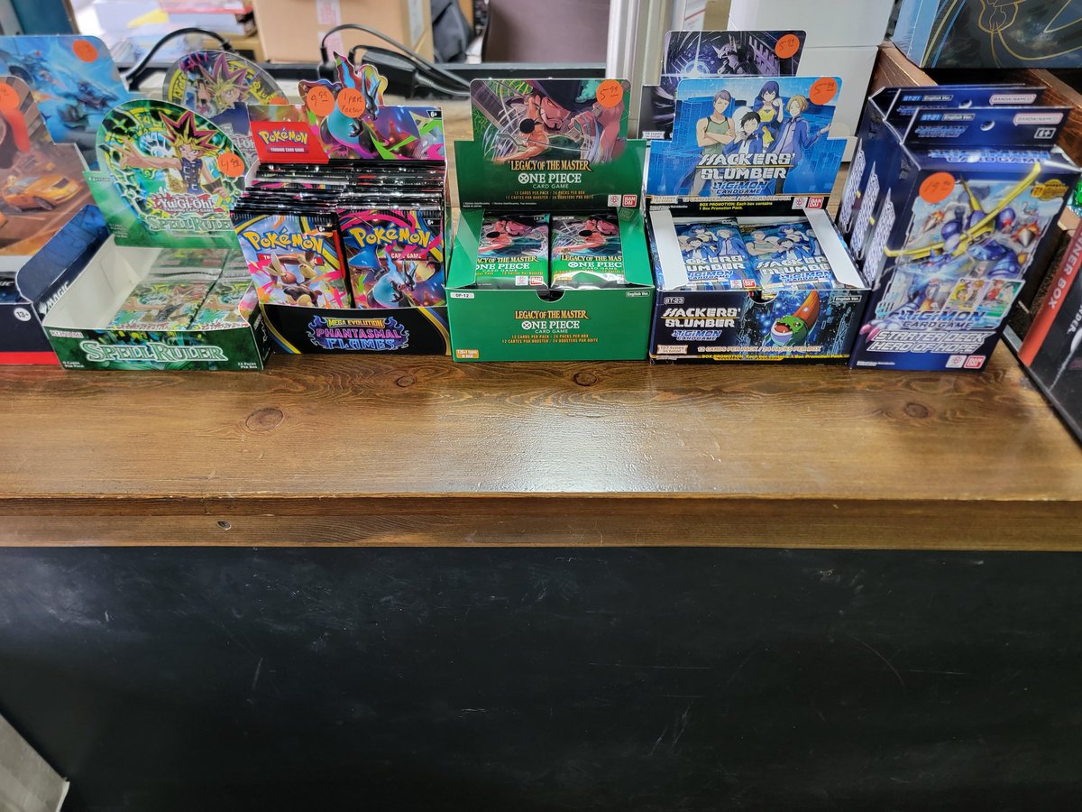 OC_Comics_Games's tweet photo. Hey everyone, big #TCG restock. Stop by for #PokemonTCG #DigimonTCG #OnePieceTCG while supplies last!!!

@PokemonTCG @digimon_tcg_EN @OnePieceAnime #ShopSmall #ShopLocal #SmallBiz #NewPaltz #Poughkeepsie #Kingston #HighlandNY @newpaltz #SunyNewPaltz https://t.co/8dLlnEijHK