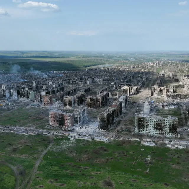 geogvma's tweet image. Of course, the truth is that, wherever Russia has the ability to raze entire cities to the ground, it does precisely that.

Kyiv doesn't look like Bakhmut for lack of trying: it's for lack of ability effect that kind of carnage at a distance.