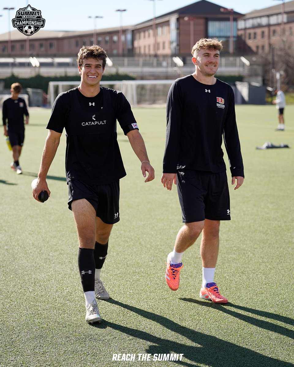 TheSummitLeague's tweet photo. .@DU_MSoccer is on-site for final prep ⚽🔥

#ReachTheSummit x #SummitMSOC https://t.co/1m30McHrtb