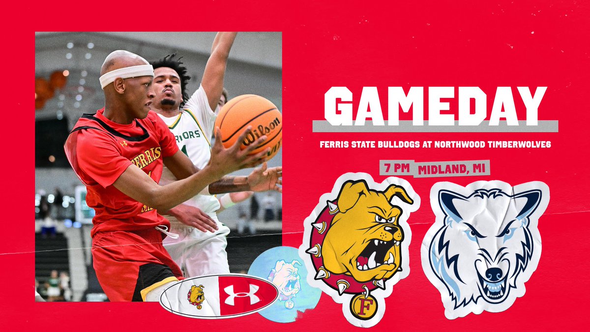SEASON OPENER! Ferris State men's basketball takes on Northwood tonight in the season opener at the GLIAC/G-MAC Crossover in Midland! Tip at 7 pm! <a href="/FerrisMBBALL/">Ferris M Basketball</a>
