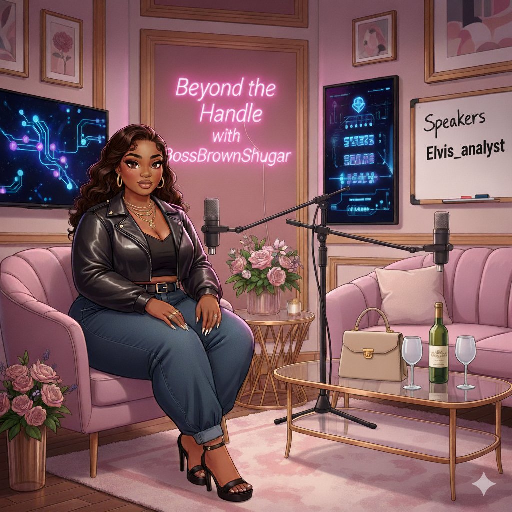 DeQueenofSpaces's tweet image. Beyond the Handle — Episode 5

This week on Beyond the Handle, I’ll be sitting with @elvis_analyst

Elvis is one of those rare voices on Web3 CT,  grounded, sincere and quietly consistent. 

He shows up with encouragement, not ego and somehow manages to hype your wins without…