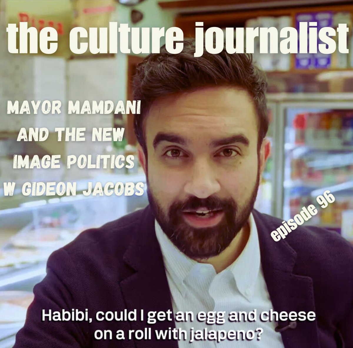 NEW POD ALERT: We spoke with artist and writer <a href="/Gideon___Jacobs/">Gideon Jacobs</a> about the political aesthetics of the Zohran campaign—and how reality, in a post-Trump and post-Musk universe, is beginning to bend to the rules of fiction