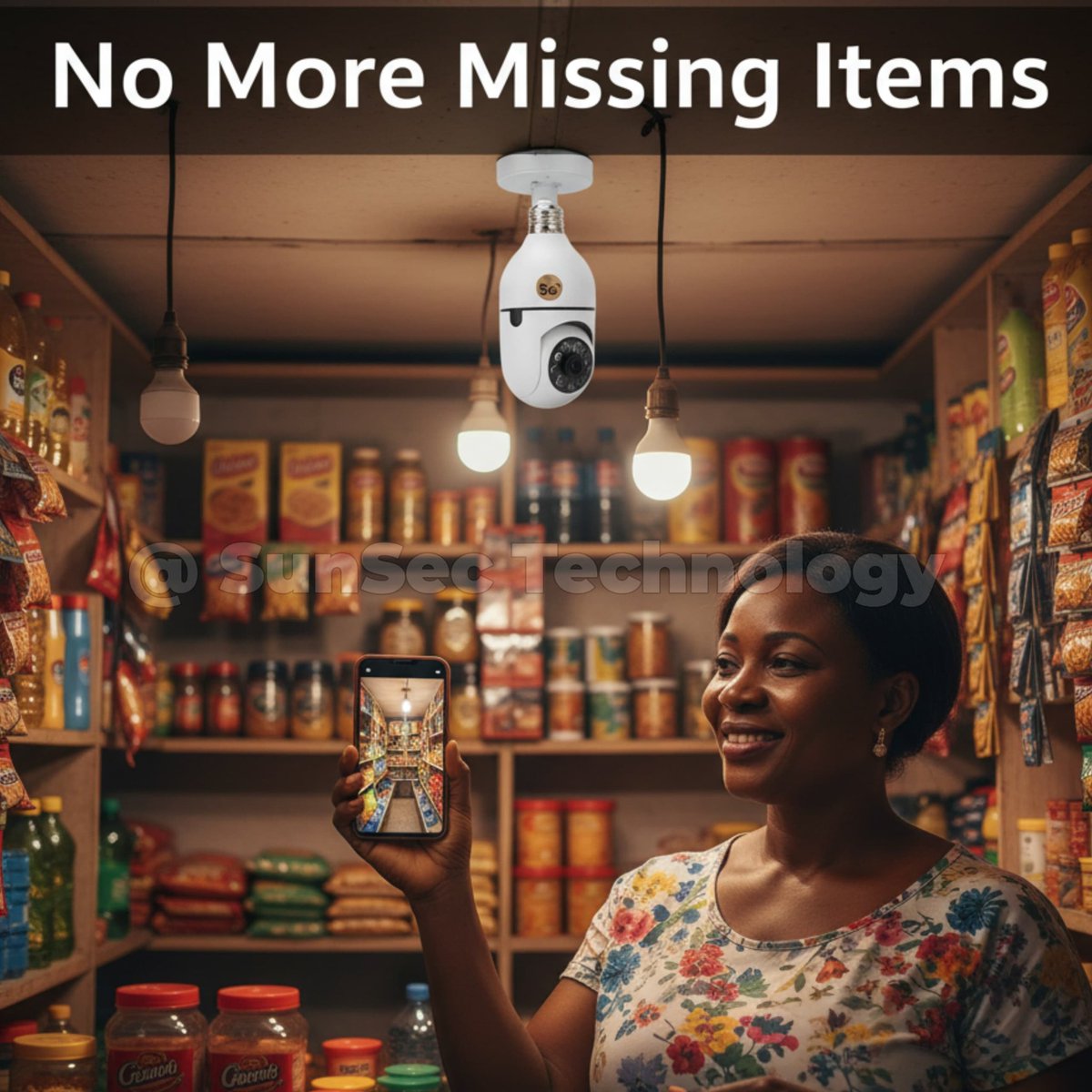 SunSecTech's tweet image. Mrs. Funke’s goods kept disappearing — till she installed a Wi-Fi Bulb Camera. 
One motion alert solved the mystery. 
📲 bit.ly/SunSecTechnolo…

#SmartSecurity 
#WiFiBulbCamera 
#sunsectechnology