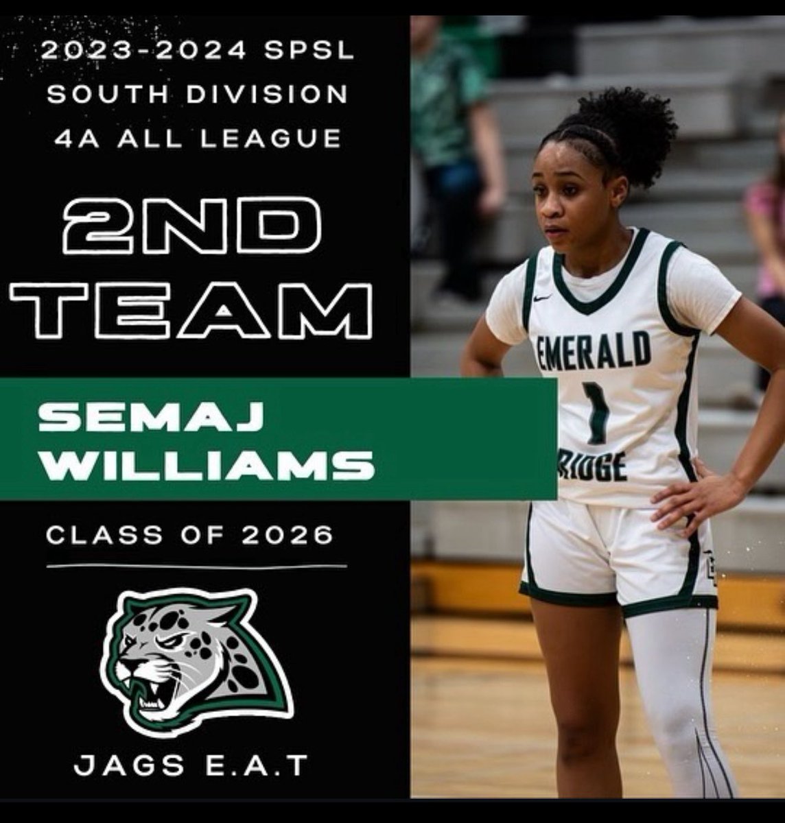 SemajInMotion's tweet image. Steady Rise, No Surprise. About to Unlock a New Level #SeniorSzn Loading #FlashbackFriday 🏀🚀💫💚🐆 Ready.