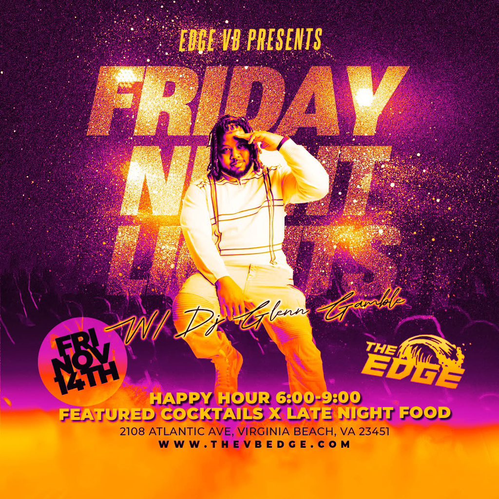 Bartending the edge 6-9 pull up on me after work for these happy hour deals