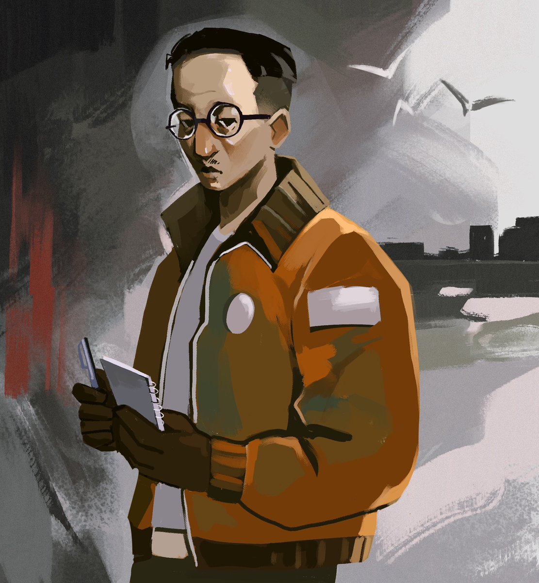 Это ещё не последний арт, третий на подходе 

#DiscoElysium