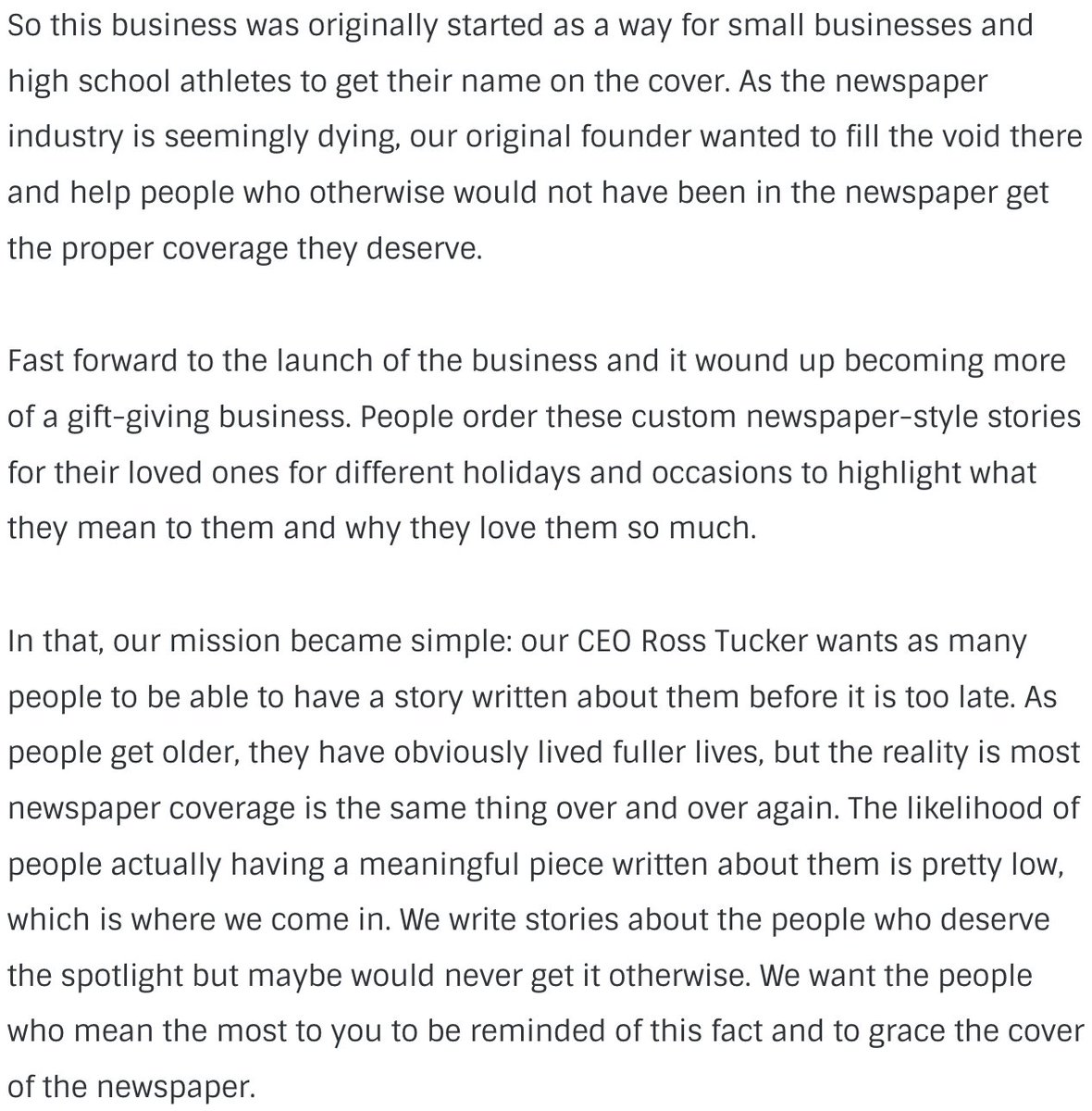 MyFrontPageGift's tweet image. Just a little taste of our Lead Writer @chambersnate19&apos;s feature in the CanvasRebel Magazine earlier this year. We are thankful he had the opportunity to be featured in it.