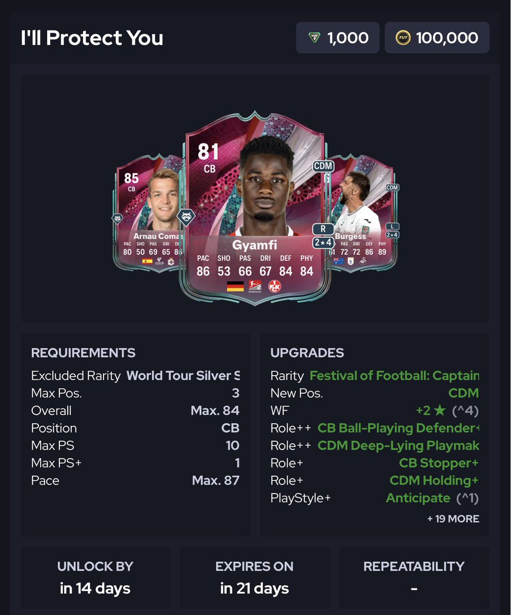 connFUT's tweet image. 🔥 ‘ I’ll protect You ‘ EVO Giveaway!!

2 winners, here’s how to enter👇🏼

- Follow @connFUT 
- Repost
- Comment when done✅

Good luck all!