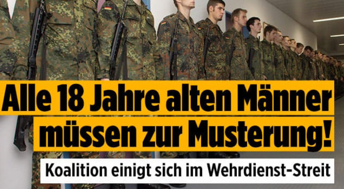 Die Hoden junger Männer gehören wieder dem Staat!