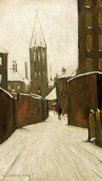 Winter in Pendlebury, Manchester wikiart.org/en/l-s-lowry/w…