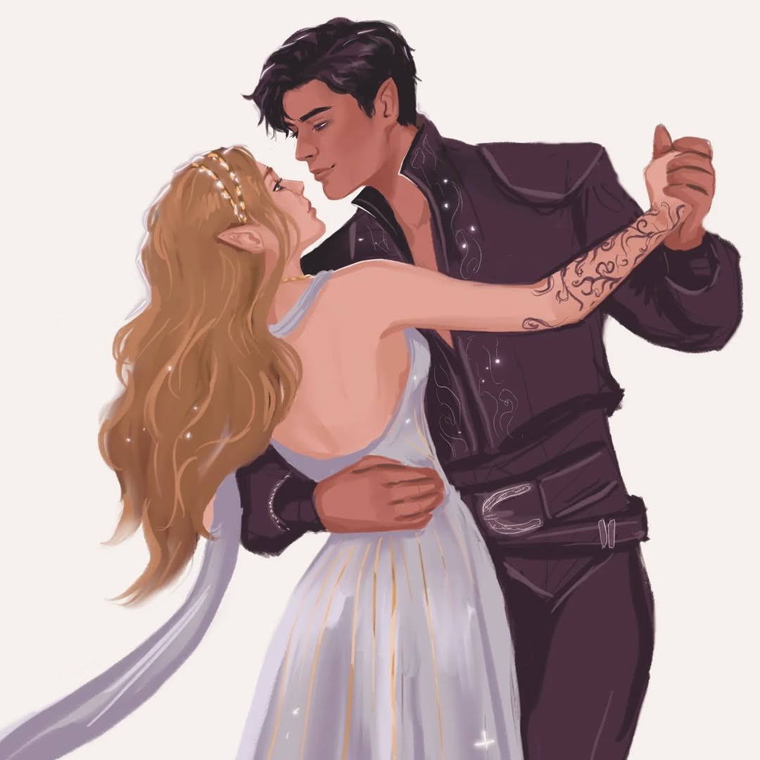 feysandmonth's tweet image. “That night I had danced with her until dawn, barely daring to hope that she might be starting to return a fraction of what I felt for her.”

by verdiris