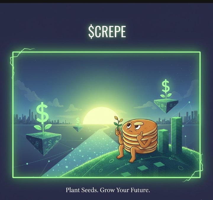 KosyWeb3Dev's tweet image. I had to stop and think about $CREPE today. It&apos;s the long-term conviction that sets it apart.
​Not chasing hype, but building real stability. That&apos;s the difference. 🥞
​What’s the real reason you’re confident in the project? Seriously curious. 👇
​#CREPE #BNBChain