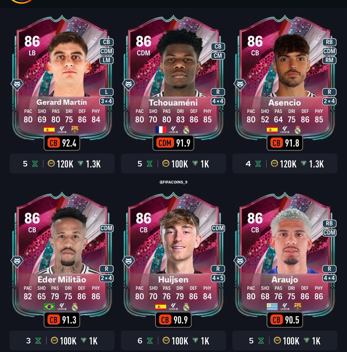 تخيل بعض اللاعبين يوصلون ريت 95 ف الملعب !!! 😱😱😱🚨

أبرز خيارات التطويره الجديده الي نزلت 🔥🔥🔥🔥

- تعطيك راكون ذهبي 🤩
- تعطيك انترسيب/مثلثات/تمرير طويل فضي ⚪️
- تزيد لك القدم الضعيفه +2 ⭐️ 
- تعطيك مركز CDM مع ادوار 🔻
- تزيد لك اغلب الطاقات 💪🏻
- شروط التطوير ريت 84 وسرعه