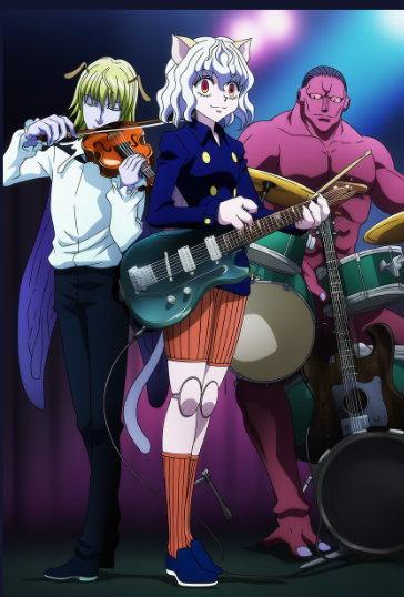 WaluigiFiestaEX's tweet photo. #Neferpitou #pitou #hxhfanart #hxh #HUNTERHUNTER #Shaiapouf #Pouf #menthuthuyoupi #Youpi #AIart
Youpi: The show is a sucess, Pitou. I need to sleep more, my eyes are red.
Pitou: Hehe. I'm so happy to be loved by so many people. :3
Aww. https://t.co/jhIgzMTE6Z