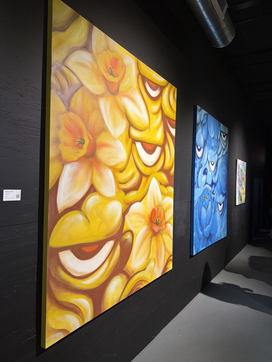 Congrats on another great art show last night <a href="/JcRivera/">JCRivera</a> $bchamp