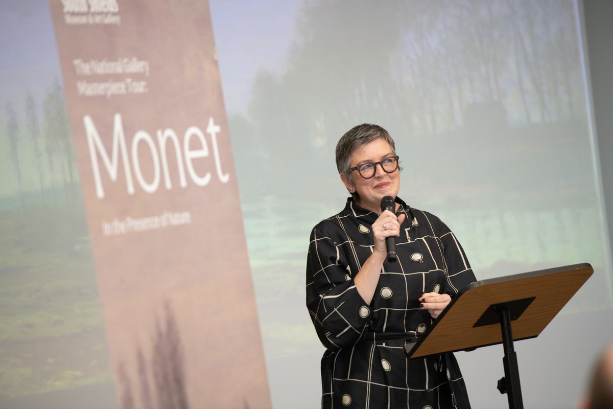 Perks of the job . Celebrating the arrival of Claude Monet's 'The Petit Bras of the Seine at Argenteuil' which is coming to <a href="/S_ShieldsMuseum/">South Shields Museum</a> <a href="/NE_Museums/">North East Museums</a> in January 2026 . Its 1st outing in 20 years
In partnership with the <a href="/NationalGallery/">National Gallery</a> . See <a href="/NE_Museums/">North East Museums</a>  website for details