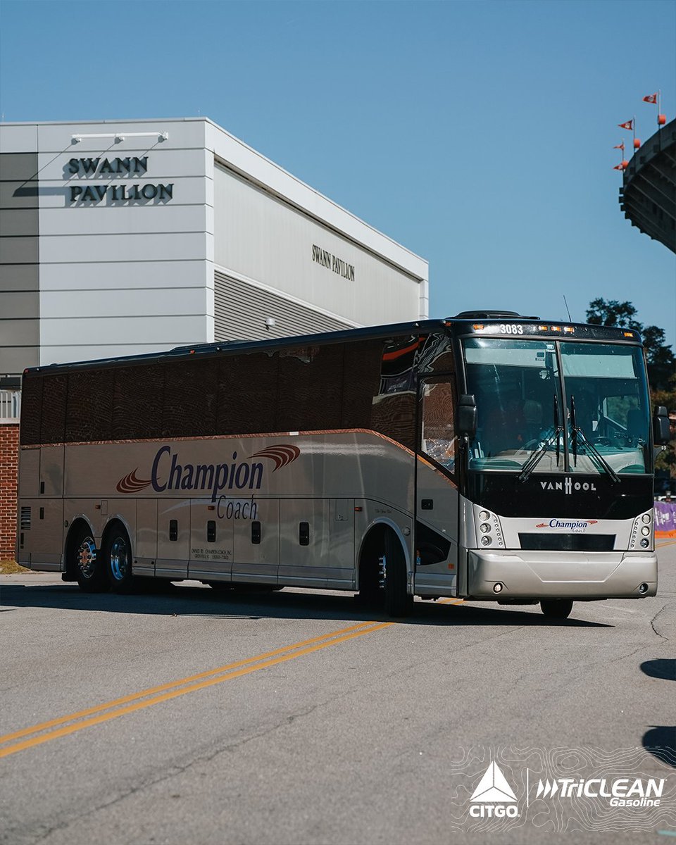 First road trip of the season for <a href="/ClemsonMBB/">Clemson Basketball</a>!! 🐅🏀

#GoTigers || <a href="/CITGO/">CITGO Petroleum Corporation</a>