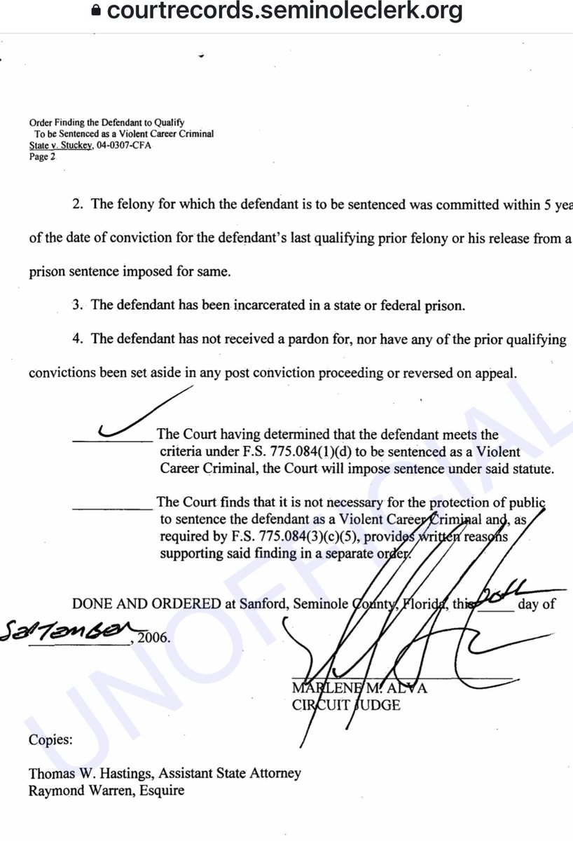 Violent Career Criminal (VCC) = 15 extra years, the protection of the public. Stephan, now 62 was NEVER violent, has health issues. Are you scared of a shoplifter? At an additional cost of over $1m? Read pic👇 <a href="/CFOIngoglia/">Florida CFO Blaise Ingoglia</a> shoplifting is a Misdemeanor. #Rule17 <a href="/IleanaGarciaUSA/">Ileana Garcia</a>