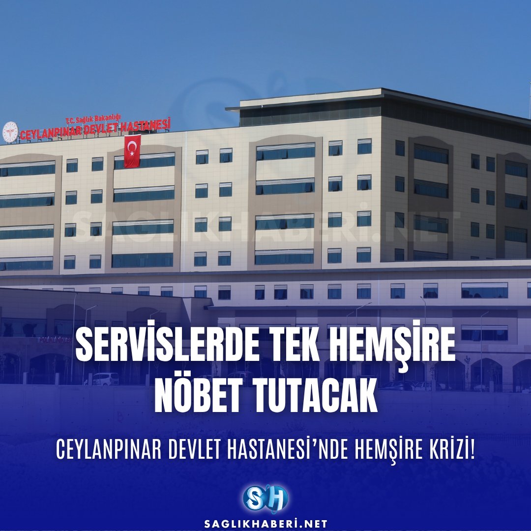 🟥 Servislerde Tek Hemşire Nöbet Tutacak: Ceylanpınar Devlet Hastanesi’nde Hemşire Krizi!

Şanlıurfa’nın Ceylanpınar ilçesinde bulunan Ceylanpınar Devlet Hastanesi’nde, gece vardiyalarında hemşire sayısının azaltılması üzerine sağlık çalışanlarından ciddi tepki geldi. Acil