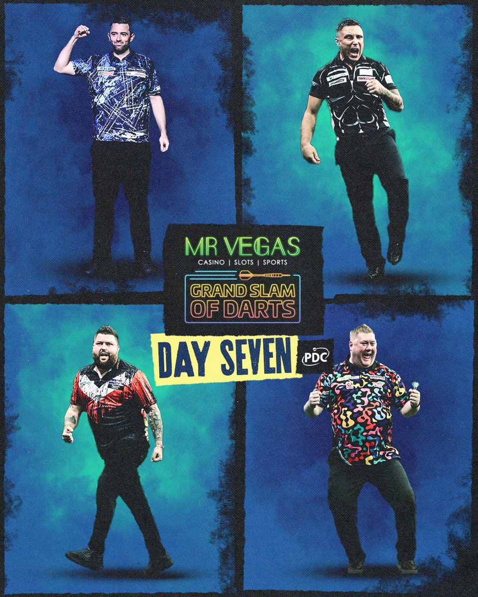 2025 GRAND SLAM OF DARTS PREDICTIONS - DAY 7! 🔮🎯

💨 Evans 10-16 Price 🧊

🥶✋🏼 Humphries 16-9 M. Smith 🐂 

Let me know yours! 🤩👇🏼