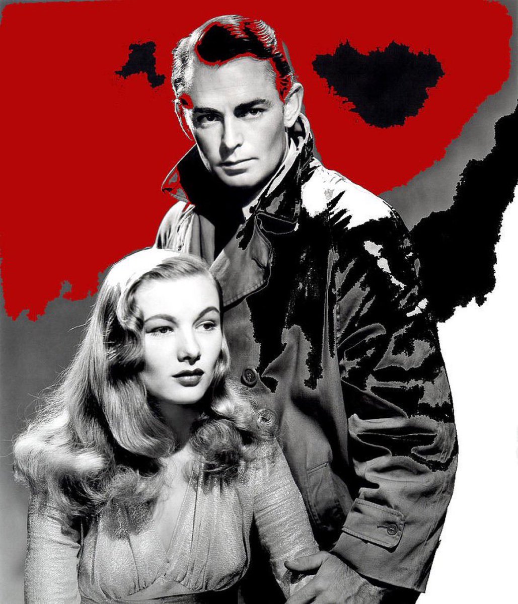 NoirLand’s Faux Femme Fatale &gt; Veronica Lake w/ Alan Ladd

My 3 fave Veronica Lake films: This Gun for Hire, The Glass Key &amp; The Blue Dahlia. Her sweet sexuality never let her be anything other than a “heart of gold” FF - who always got her man by the end credits. 

#BOTD
