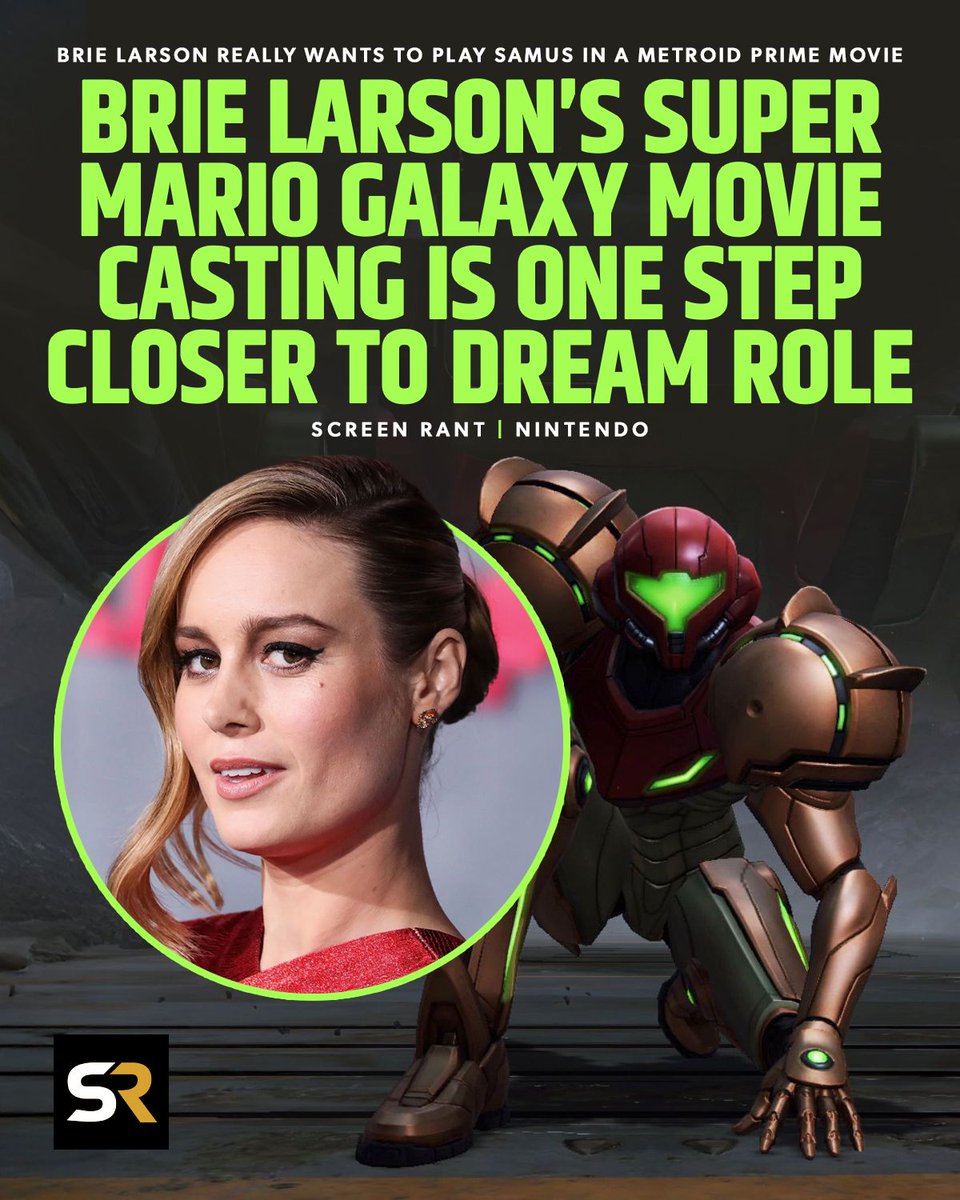#BrieLarson joined the cast of The Super Mario Galaxy Movie as Rosalina, making her closer than ever to getting a dream #Nintendo role.

Going back as far as 2018, she has made it clear that playing Samus Aran from #Metroid in a live-action movie is all she wants.