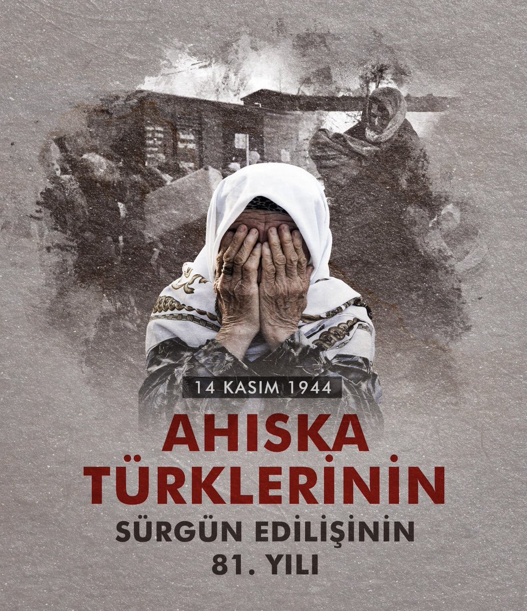 ayhan_salman's tweet image. İnsanlık tarihinin bir kara lekesi #Ahıska Sürgünü’nün üzerinden 81 yıl geçti. Acısı ve hüznü hala taze. Sürgünde kaybettiğimiz #Ahıska Türkü kardeşlerimizi saygı ve rahmetle anıyorum.

Bin yıl geçse de bu zulmü unutmayacağız!..
#AhıskaTürkleri 
#14Kasım