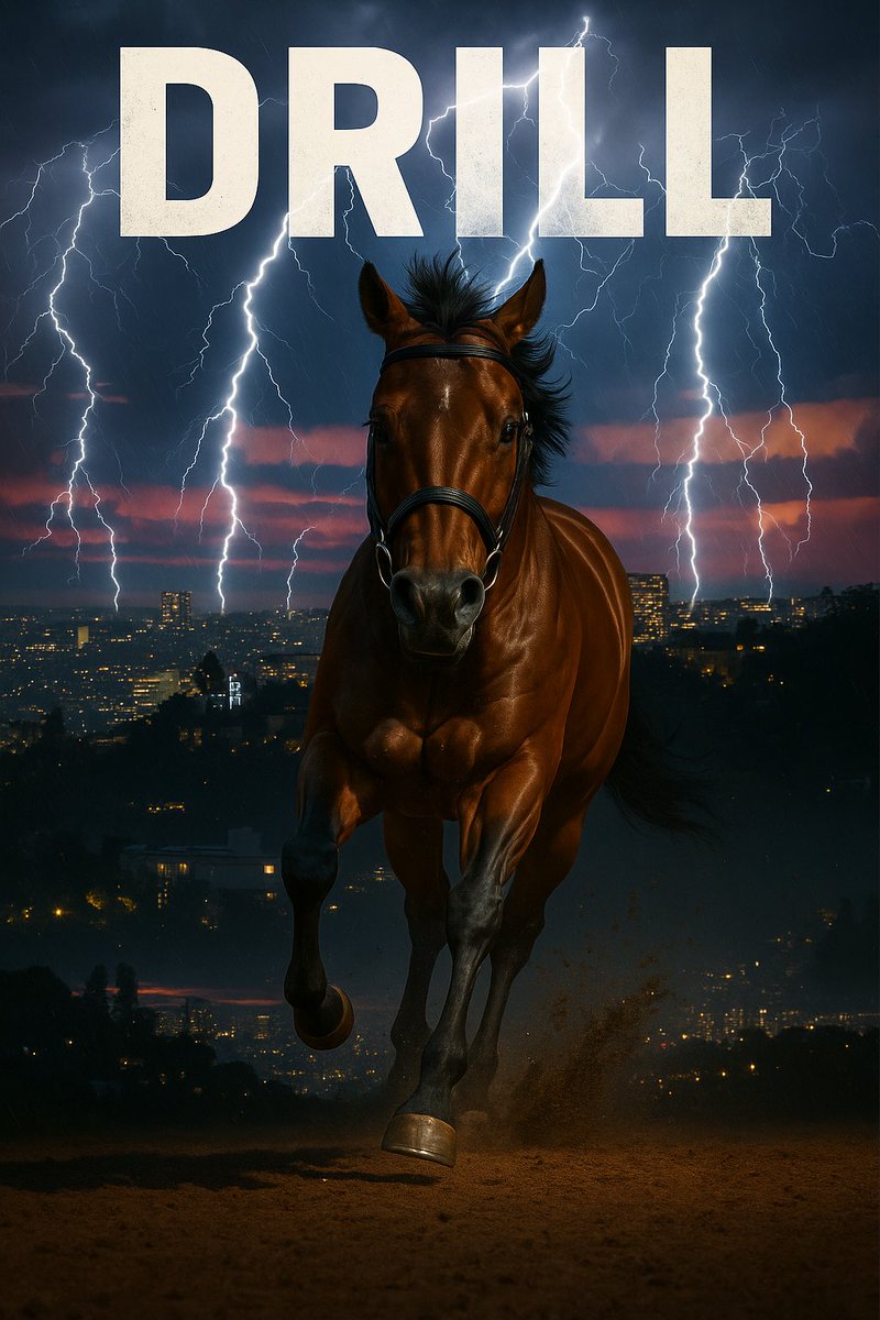 TStick23's tweet image. My racehorse Drill is electric!