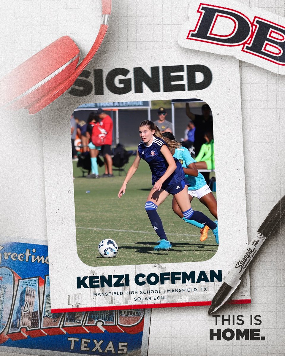 Say hello to our newest Patriot! Kenzi Coffman, welcome to DBU! 🔵🔥 

#Champions4Christ